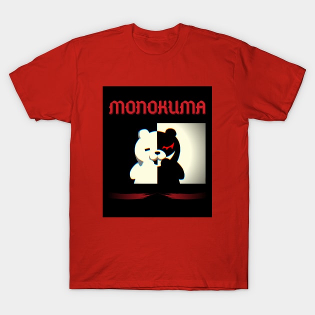Monokuma: Danganronpa T-Shirt by TheMochiLife